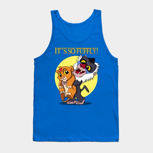 The Lion Fluffy Tank Top by MarianoSan